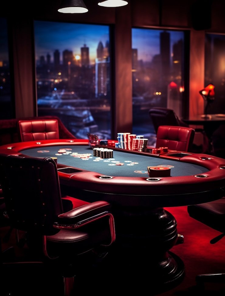 Contoh tangan yang kuat dalam permainan Kartu tangan yang kuat di Caribbean Stud Poker